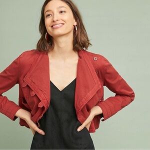 New Marrakech Asymmetrical Button Front Utility Jacket Size S